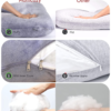 57 Inch Pregnancy Pillow for Sleep, Grey - Image 5