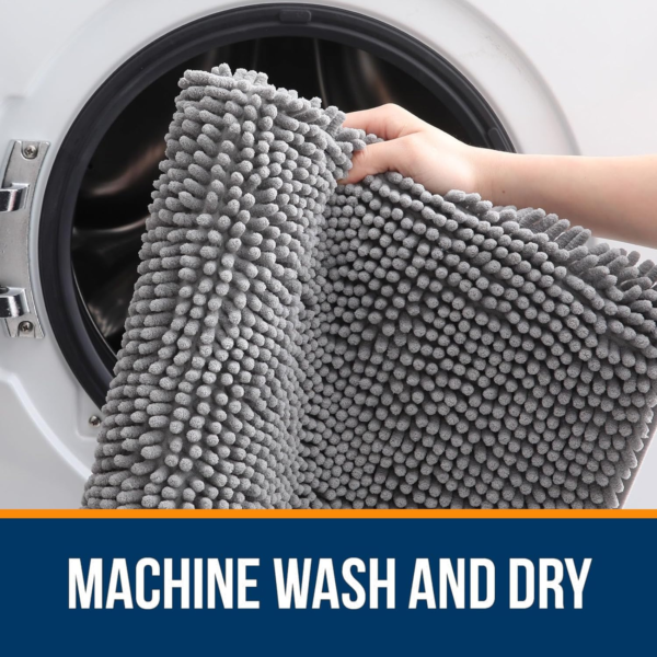 Grey Bathroom Rugs 30X20 - Image 5