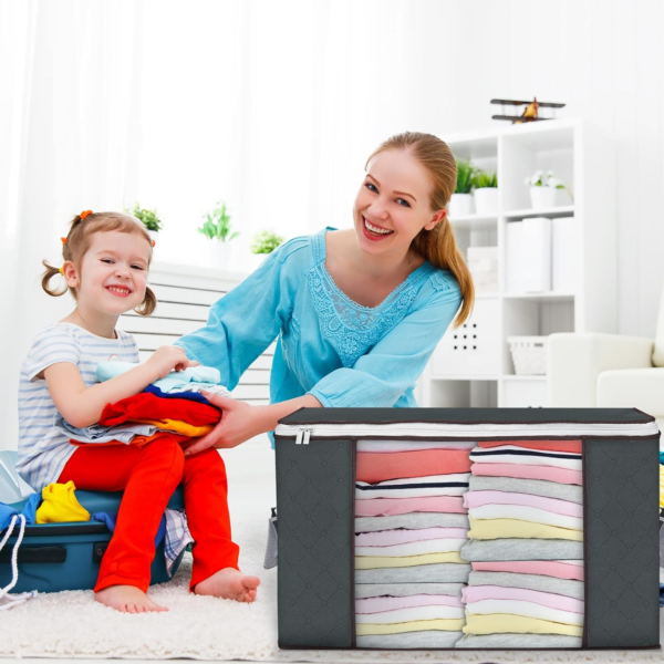 6 Pack Clothes Storage Bins
