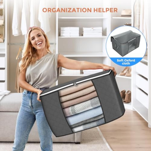 6 Pack Clothes Storage Bins - Image 7