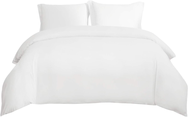 Soft Double Brushed Duvet Cover for Kids with Zipper Closure, 3 Pieces, Includes 1 Duvet Cover (90"X90") & 2 Pillow Shams - Image 4