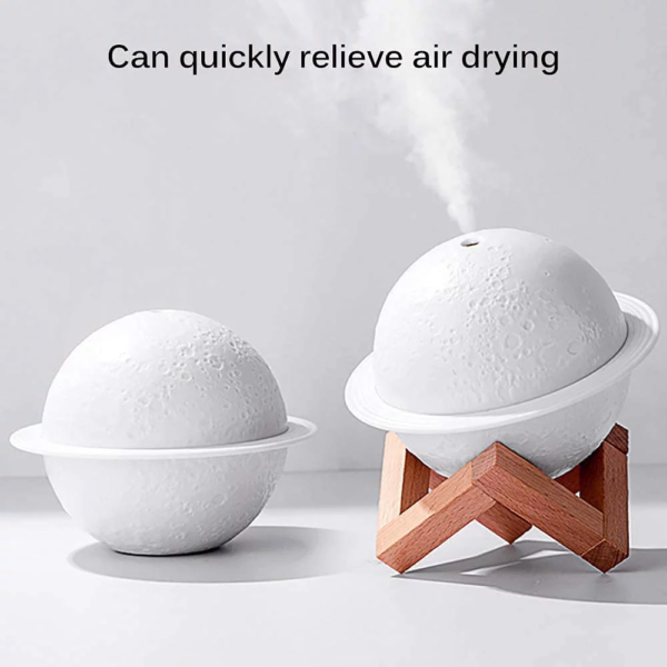 Moon Lamp Humidifier, 2 in 1 Moon Night Light & Humidifiers with USB Recharge, 330Ml - Image 6