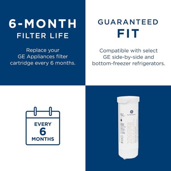 Water Filter, Certified to Reduce Lead, Sulfur, and 50+ Other Impurities, Replace Every 6 Months for Best Results, Pack of 1 - Image 5