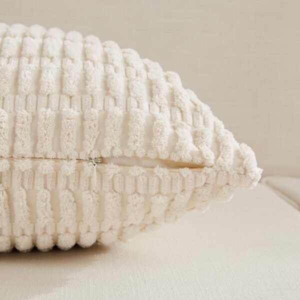 4 Packs Neutral Decorative Throw Pillow Covers 45X45 Cm - Image 3