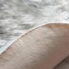 Shaggy Soft Faux Sheepskin Fur Area Rugs, 6Ft X 9Ft, White with Black Tips - Image 6