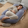 57 Inch Pregnancy Pillow for Sleep, Grey - Image 7