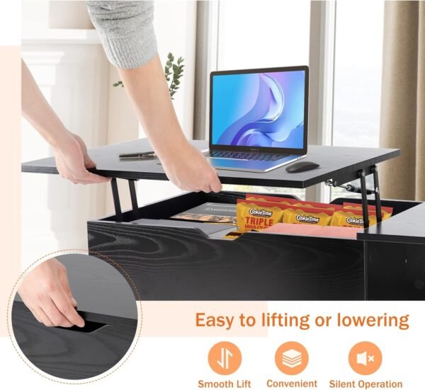 Coffee Table Black - Image 9