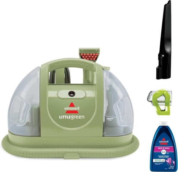 Multi-Purpose Portable Cleaner, with Exclusive Specialty Tools, Green