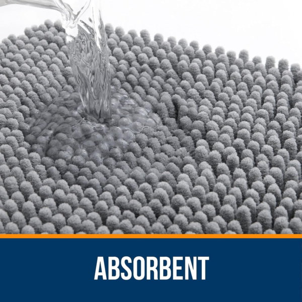 Grey Bathroom Rugs 30X20 - Image 4