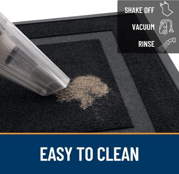 Waterproof All-Season Entrance Mat , 29.5X17, Black - Image 8