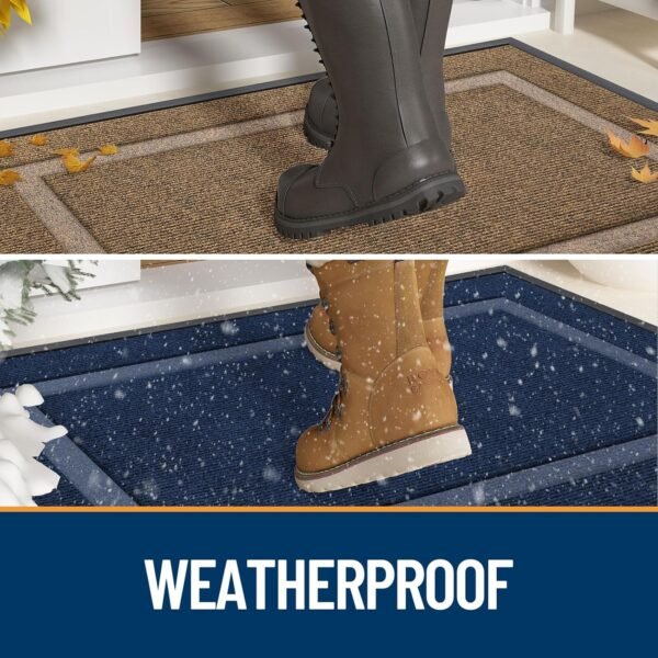 Waterproof All-Season Entrance Mat , 29.5X17, Black - Image 5