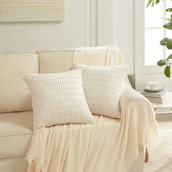 4 Packs Neutral Decorative Throw Pillow Covers 45X45 Cm - Image 6