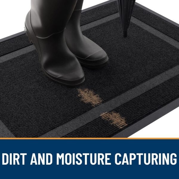 Waterproof All-Season Entrance Mat , 29.5X17, Black - Image 7