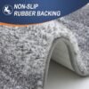 Microfiber Bath Rugs 30X20, Grey - Image 6
