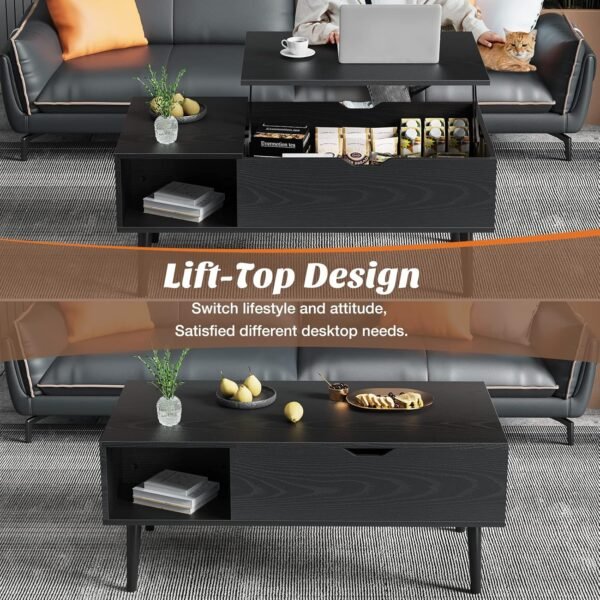 Coffee Table Black - Image 5