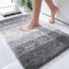 Microfiber Bath Rugs 30X20, Grey