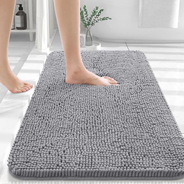 Grey Bathroom Rugs 30X20