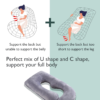 57 Inch Pregnancy Pillow for Sleep, Grey - Image 6