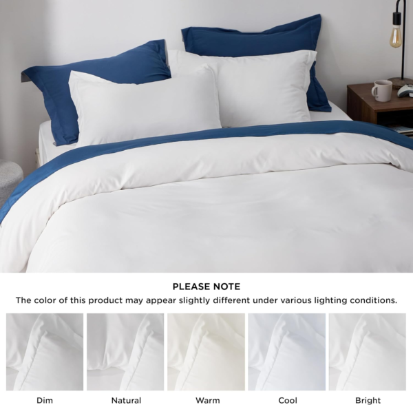Soft Double Brushed Duvet Cover for Kids with Zipper Closure, 3 Pieces, Includes 1 Duvet Cover (90"X90") & 2 Pillow Shams - Image 7