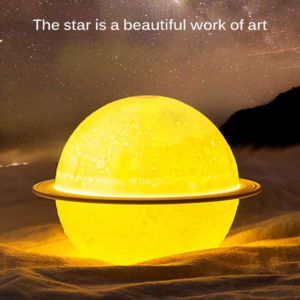 Moon Lamp Humidifier, 2 in 1 Moon Night Light & Humidifiers with USB Recharge, 330Ml