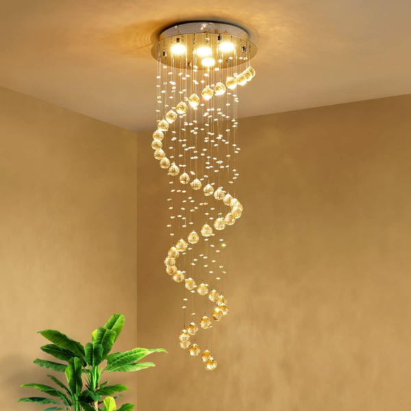 5-Lights Modern Raindrop Chandelier